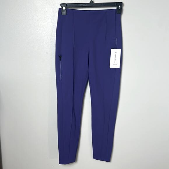NWT Athleta Glacier snow ski skinny pants in Purple, 12 - Picture 5 of 15